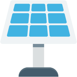 energía solar icono