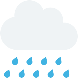 gotas de lluvia icono