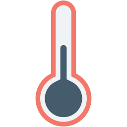 termómetro de mercurio icono
