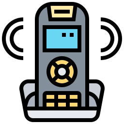 vaste telefoon icoon