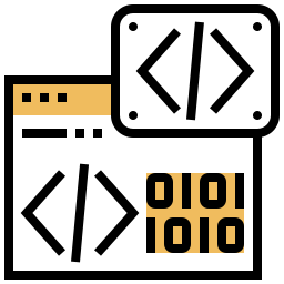 Código binário Ícone