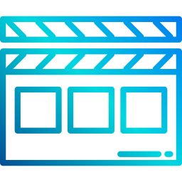 Clapperboard icon