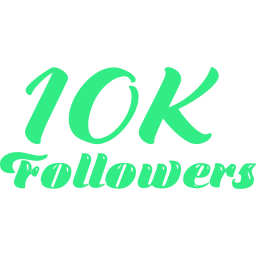 10k seguidores icono