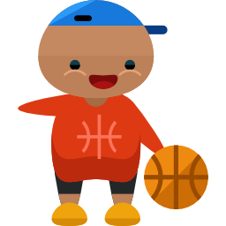 Basketball player icon