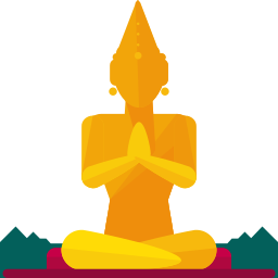 grande buddha della tailandia icona