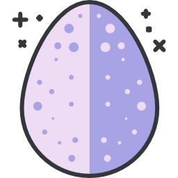 huevo afortunado icono