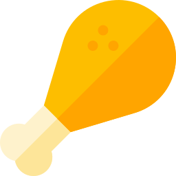 Chicken leg icon