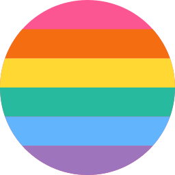 Rainbow flag icon