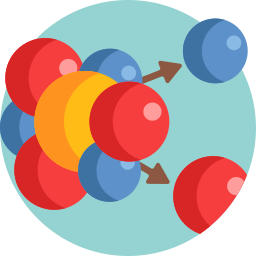 molécules Icône