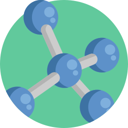 molécules Icône