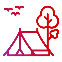 cámping icono