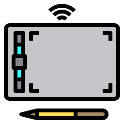 Tablet gráfico Ícone