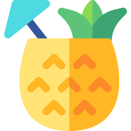 cocktail d'ananas Icône
