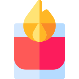 Fire cocktail icon