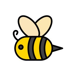 abeja icono