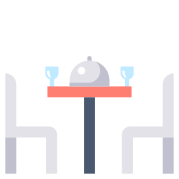 Dinner table icon