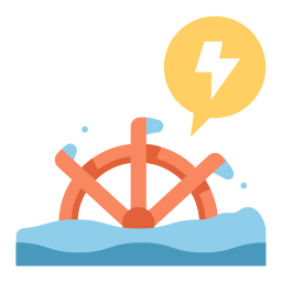 Energía hidroeléctrica icono