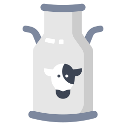 Bombona de leche icono