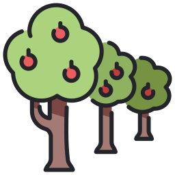 Apple tree icon