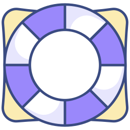 anillo salvavidas icono