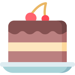 Chocolate cake icon