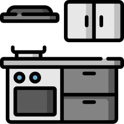 set de cuisine Icône