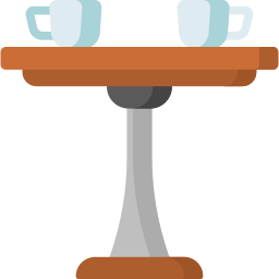 Mesa de café icono