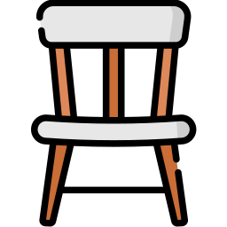 houten stoel icoon