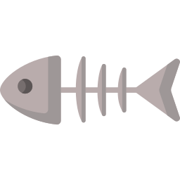 Fish bone icon