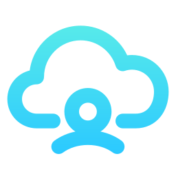 utente cloud icona