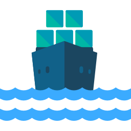 Cargo ship icon