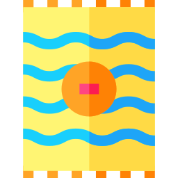 пляжное полотенце иконка