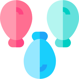 palloncini d'acqua icona