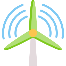 Wind turbine icon