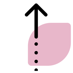 flecha hacia arriba icono