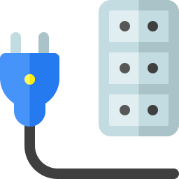 Plug and socket icon