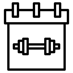 horario del gimnasio icono