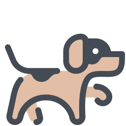 Perro icono