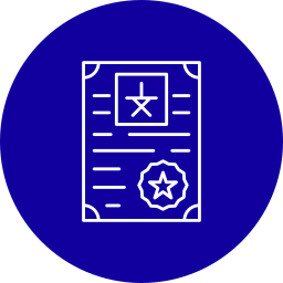 certificado icono