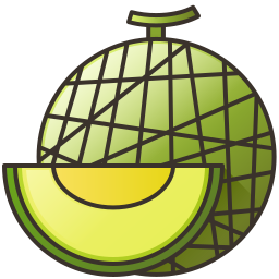 Melón icono