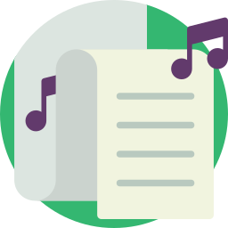 Music sheet icon