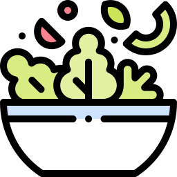 Ensalada icono
