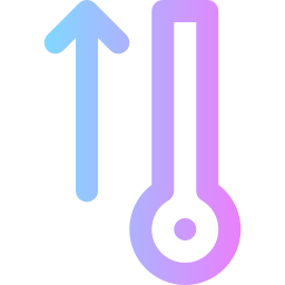 High temperatures icon