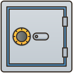 Caja de seguridad icono