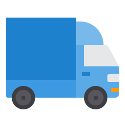 Cargo truck icon