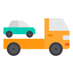 Cargo truck icon