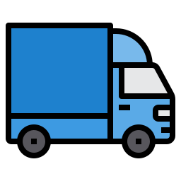 Cargo truck icon