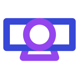 cámara web icono