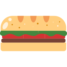 sándwich icono