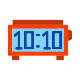orologio digitale icona